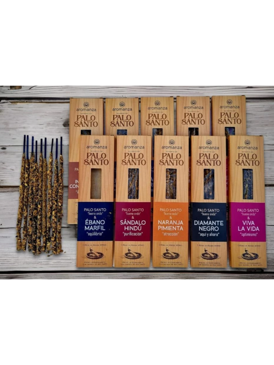 (Iluminación) Incienso Consagrado  & Palo Santo Buena Onda Combinado x 8