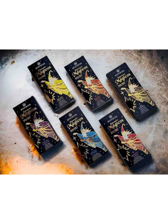 (Esencia de la India) Sahumerios Magicos Aromanza x 10