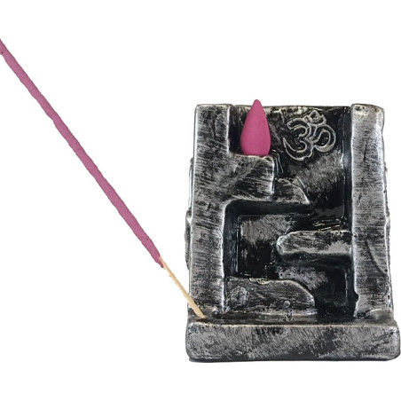 (11 cm) Porta Cono Cascada y Porta Sahumerio+ 5 Conos