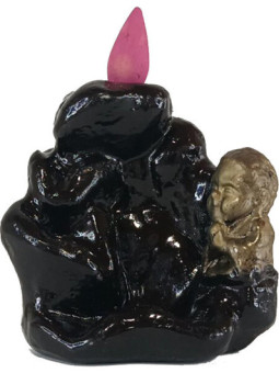 (8 cm) Porta Cono Cascada Buda+ 5 Conos