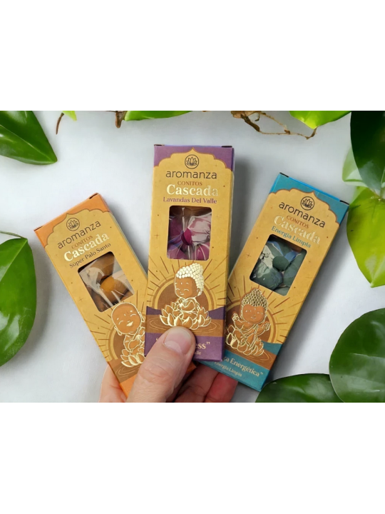(Lavandas del Valle) Conos Cascada Aromanza x 10