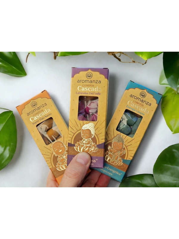 (Lavandas del Valle) Conos Cascada Aromanza x 10