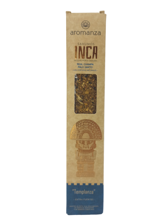 (Real Champa/Palo Santo) Sahumo Inca Aromanza x 3 Unid