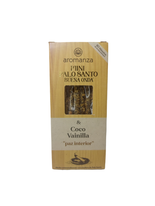 (Coco Vainilla) Mini Palo Santo Buena Onda x 8