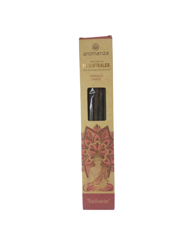 Sándalo Hindú (Purificación) Sahumerios Magistrales x 8