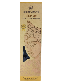 Vainillas Encantadas (Abundancia) Sahumerios Tibetanos Black Aromanza x 8