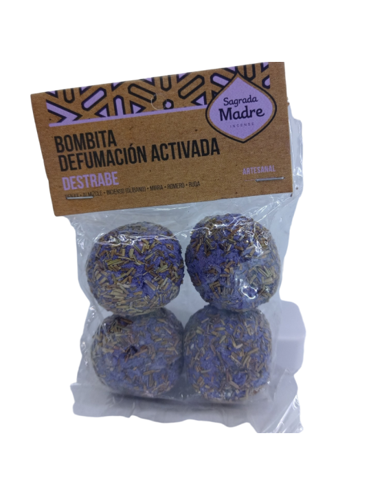(Destrabe) Bombita Defumación Activada Bolsita x 4