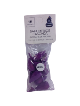 (Lavanda) Sahumerios Conos Cascada x 10