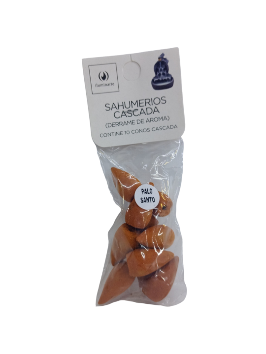 (Super Palo Santo) Sahumerios Conos Cascada x 10