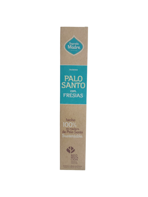 (Palo Santo con Fresias) Sahumerio de Palo Santo Variedades x 8