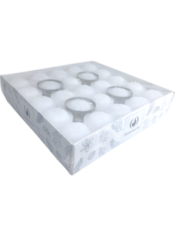 Velas de Noche Blancas Iluminarte x 50 Unid