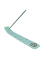 (Verde) Porta Sahumerio Plástico 24 cm Largo + 3 Sahumerios