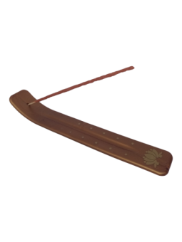 (Bronce) Porta Sahumerio Plástico 24 cm Largo + 3 Sahumerios