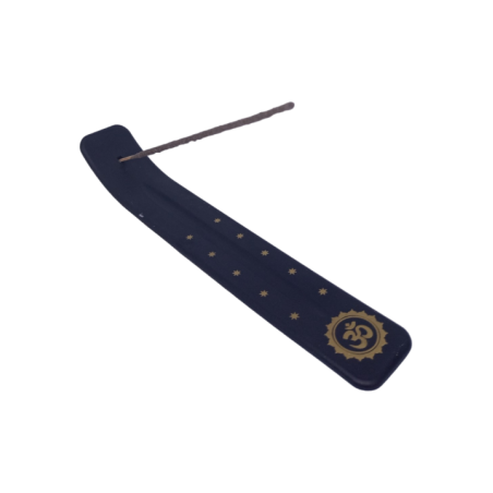 (Negro) Porta Sahumerio Plástico 24 cm Largo + 3 Sahumerios