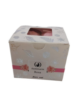 Velas de Noche Aromáticas Cubo x 12 Unid. (Rosa)