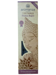 Frutos Rojos (Empoderamiento) Sahumerios Tibetanos Black Aromanza x 8
