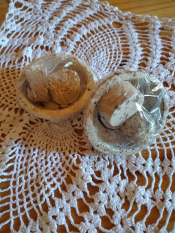 Sahumador Mini Cemento7,5 x 4 cm (Marfil)