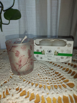 Porta Velas Con Diseño Vintage 7 cm